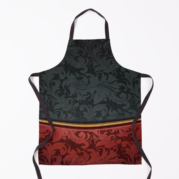 Item preview, Classy Black, Red and Gold Floral Design designed and sold by TJDraws.
