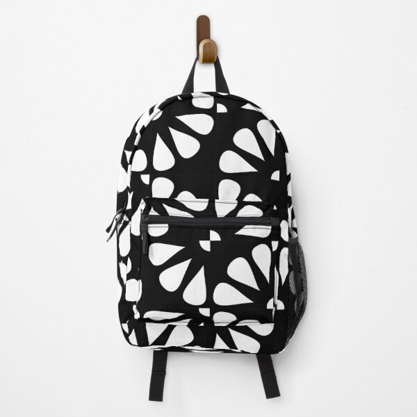 Item preview, Black and White Vintage Checkered Flowers designed and sold by Carolina Diaz.
