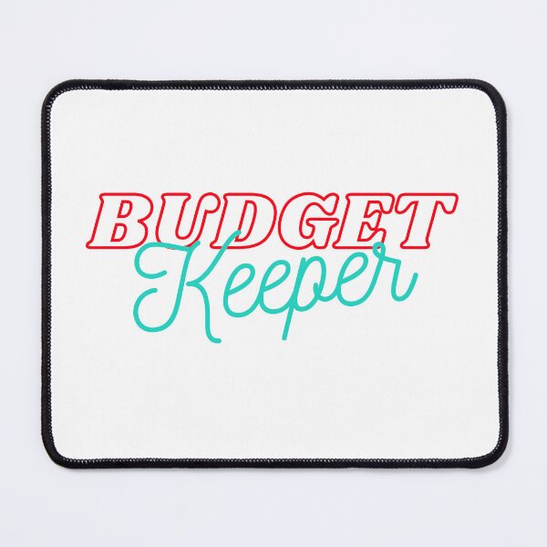 Item preview, Budget Keeper red, blue (light) designed and sold by zav2001.