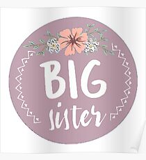 Big Sister Purple Poster