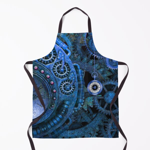 Item preview, Steampunk Clocks (Blue) designed and sold by Edenglow Prints & Peculiars.