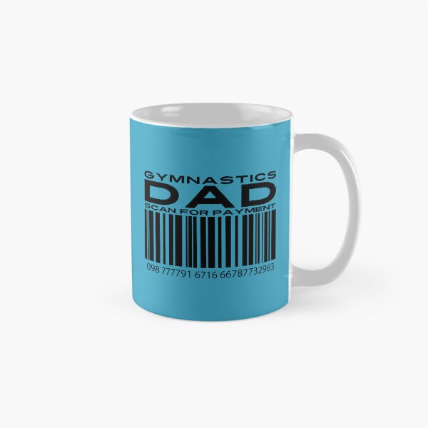 Item preview, Gymnastics Dad Scan For Payment | Gymnastics Dad | Funny Gymnastics Quote (White Lettering Available) designed and sold by Wavecrest Wearables.