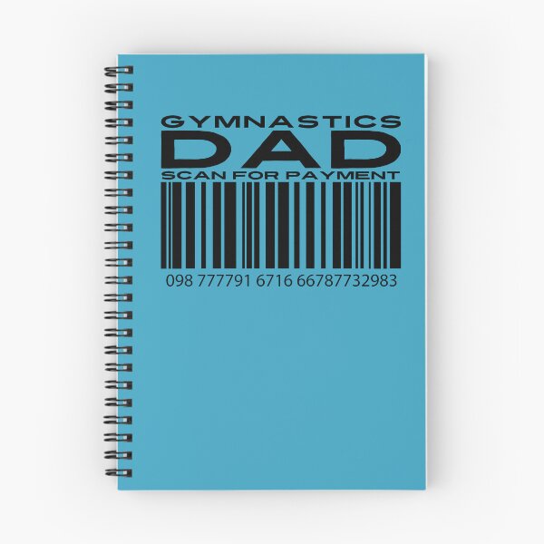 Item preview, Gymnastics Dad Scan For Payment | Gymnastics Dad | Funny Gymnastics Quote (White Lettering Available) designed and sold by Wavecrest Wearables.