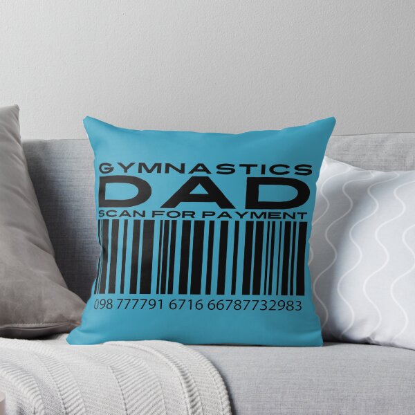Item preview, Gymnastics Dad Scan For Payment | Gymnastics Dad | Funny Gymnastics Quote (White Lettering Available) designed and sold by Wavecrest Wearables.