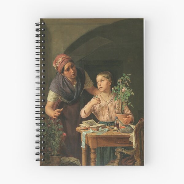 Item preview, The Wilted Rosebud | Rosalia Amon | 1847 German Art designed and sold by CJET.