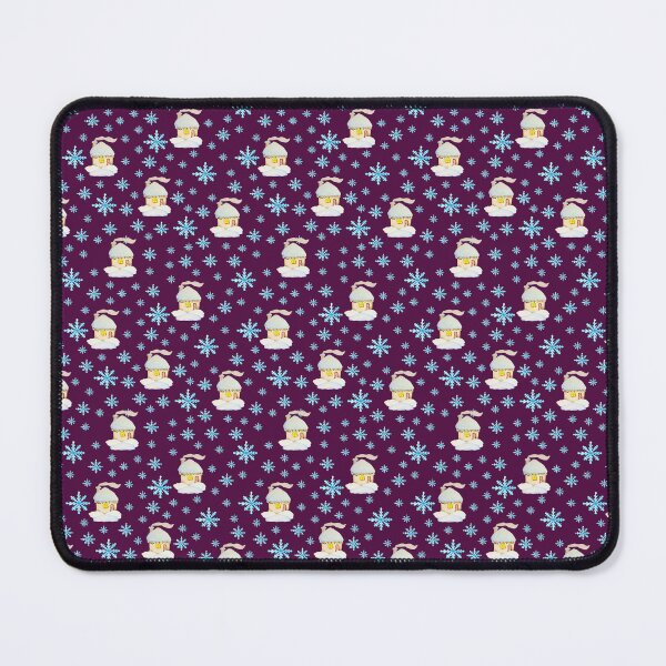 Item preview, Watercolor Snowflakes and houses seamless patern Purple background patern Christmas patern Cute patern designed and sold by Sunflower-7.