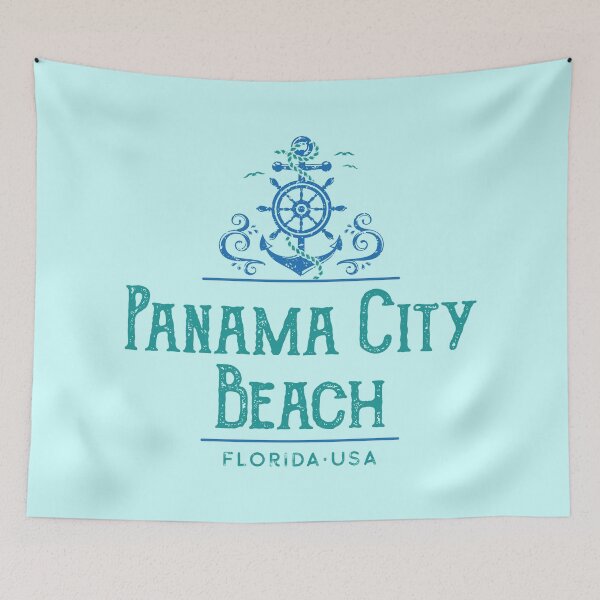 Item preview, Panama City Beach Florida Vintage Nautical Design designed and sold by Futurebeachbum.