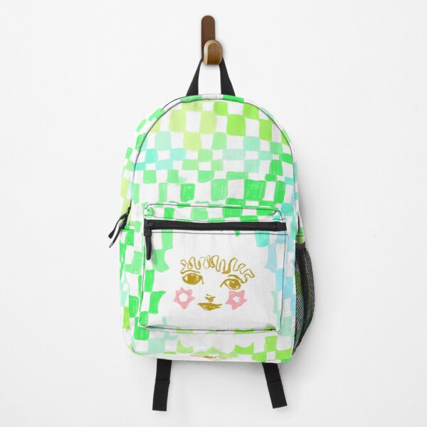 Item preview, Quirky Face Green Blue Turquoise Happy Smiling designed and sold by Megan O'Brien.