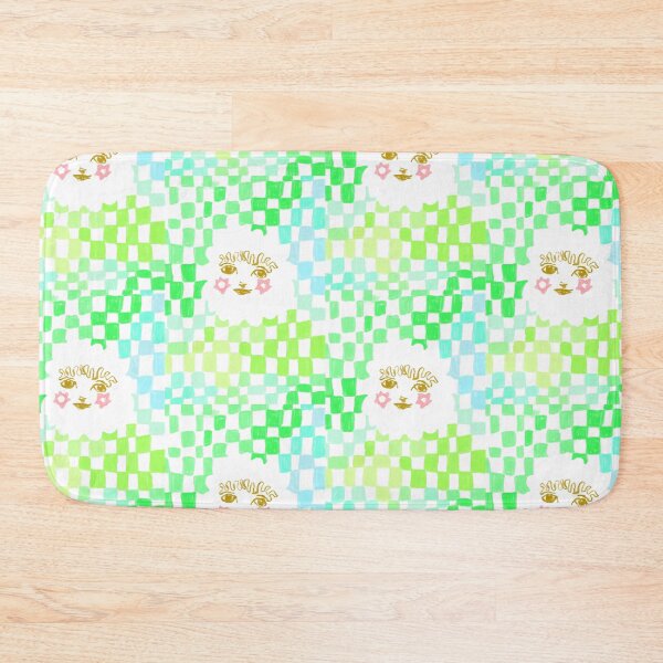 Item preview, Quirky Face Green Blue Turquoise Happy Smiling  designed and sold by Megan O'Brien.