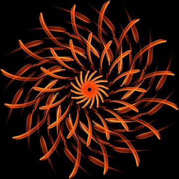 Artwork thumbnail, fire mandala by Meo Design