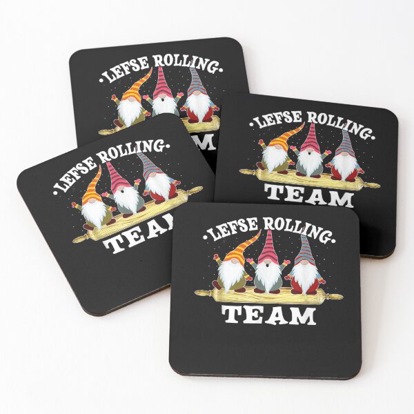 Item preview, Lefse Rolling Team Nisse Tomte Norway Funny Christmas Gnomes T-Shirt designed and sold by BindelGeoffrey.