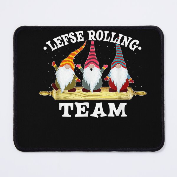 Item preview, Lefse Rolling Team Nisse Tomte Norway Funny Christmas Gnomes T-Shirt designed and sold by BindelGeoffrey.