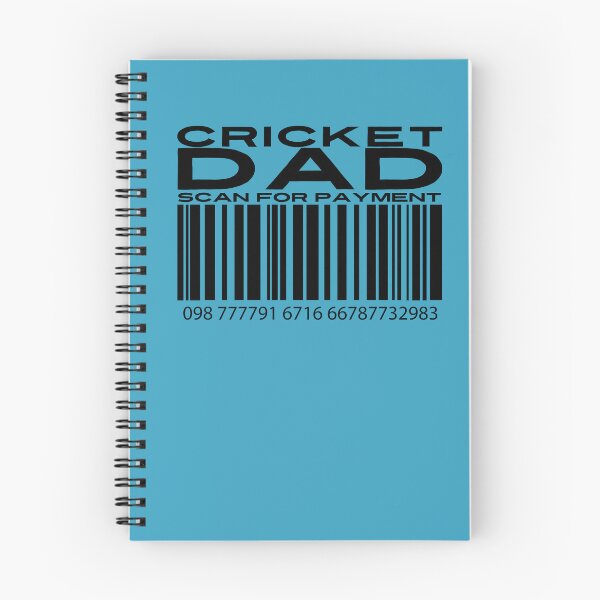 Item preview, Cricket Dad Scan For Payment | Cricket Dad | Cricketer (White Lettering Available) designed and sold by Wavecrest Wearables.