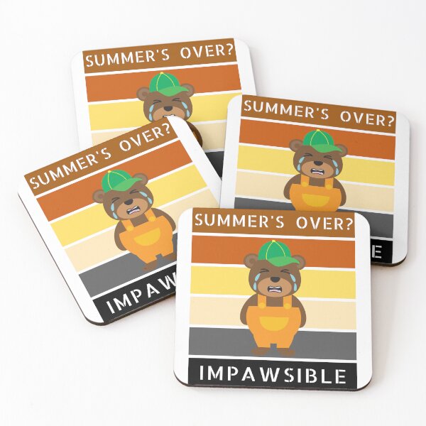 Item preview, WOOFZ® Summer's Over? ImPAWsible designed and sold by woofz.