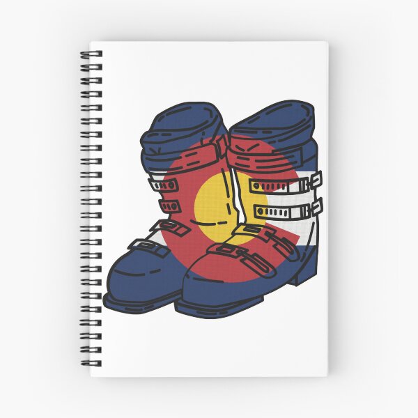 Item preview, Colorado Ski Boots with Flag designed and sold by SapphireCompass.