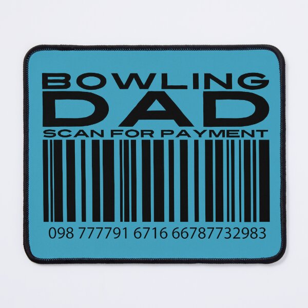 Item preview, Bowling Dad Scan For Payment | Bowling Dad | Bowling Sport (White Lettering Available) designed and sold by Wavecrest Wearables.