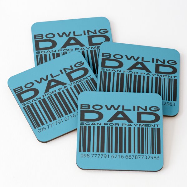 Item preview, Bowling Dad Scan For Payment | Bowling Dad | Bowling Sport (White Lettering Available) designed and sold by Wavecrest Wearables.