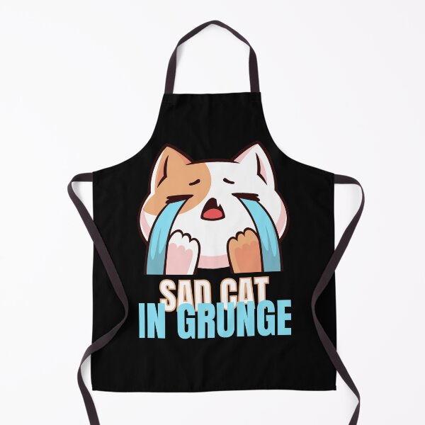Item preview, Sad Cat in Grunge designed and sold by GeminiDaydreamer.
