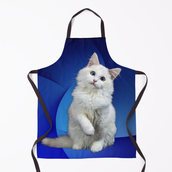 Aperçu de l'œuvre Beau chat blanc créée et vendue par The Love Quill.