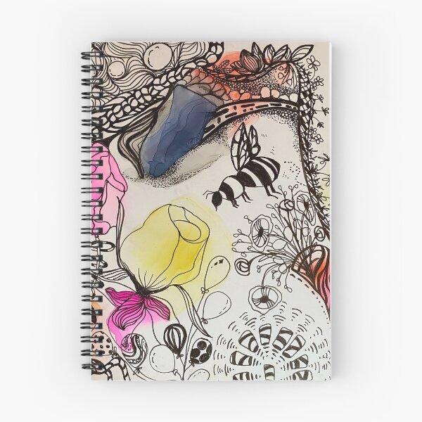 Item preview, Bee flower abstract designed and sold by Jean Blakeley-Cook.