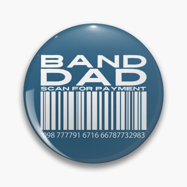 Item preview, Band Dad Scan For Payment | Band Daddy | Marching Band Dad (Black Lettering Available) designed and sold by Wavecrest Wearables.