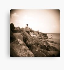 Fishing for hope Canvas Print