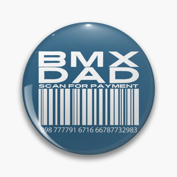 Item preview, BMX Dad Scan For Payment | BMX Dad | BMX Bike (Black Lettering Available) designed and sold by Wavecrest Wearables.