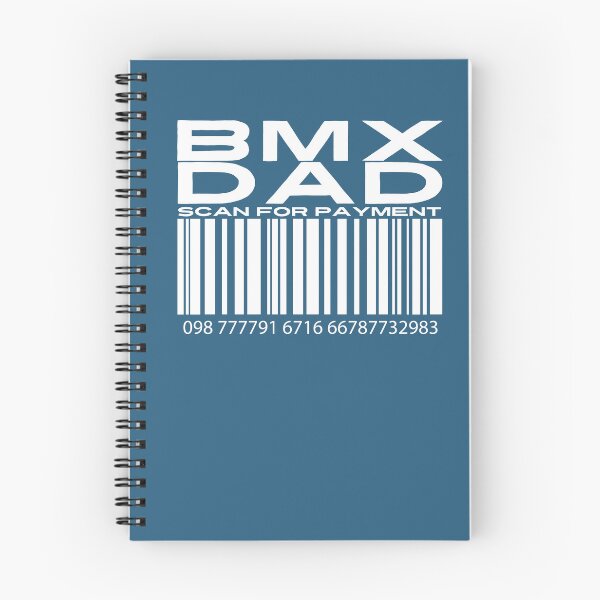 Item preview, BMX Dad Scan For Payment | BMX Dad | BMX Bike (Black Lettering Available) designed and sold by Wavecrest Wearables.