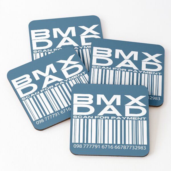 Item preview, BMX Dad Scan For Payment | BMX Dad | BMX Bike (Black Lettering Available) designed and sold by Wavecrest Wearables.