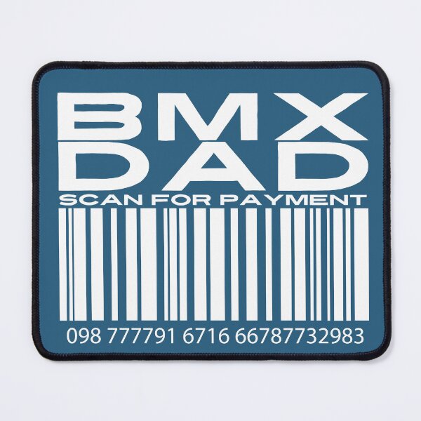 Item preview, BMX Dad Scan For Payment | BMX Dad | BMX Bike (Black Lettering Available) designed and sold by Wavecrest Wearables.