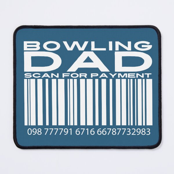 Item preview, Bowling Dad Scan For Payment | Bowling Dad | Bowling Sport (Black Lettering Available) designed and sold by Wavecrest Wearables.