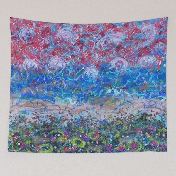 Item preview, Charismatic Coastline - Impressionistic Beach Painting designed and sold by MariesUniqueArt.