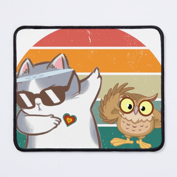Item preview, Cat and Owl designed and sold by nacidon.