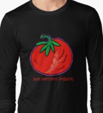 100 Percent Organic (Tomato Tee) Long Sleeve T-Shirt