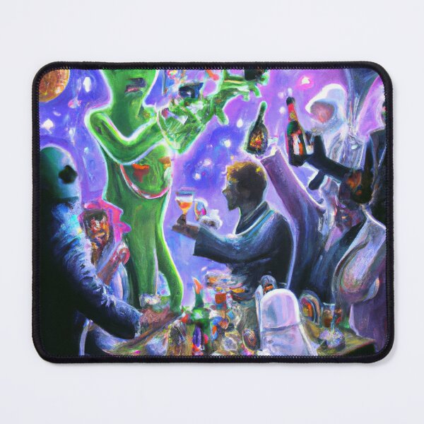 Item preview, intergalactic halloween party designed and sold by MyOilArt4you.