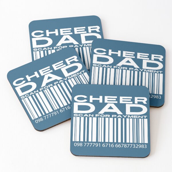Item preview, Cheer Dad Scan For Payment | Cheer Dad | Cheer (Black Lettering Available) designed and sold by Wavecrest Wearables.