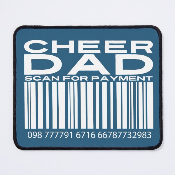 Item preview, Cheer Dad Scan For Payment | Cheer Dad | Cheer (Black Lettering Available) designed and sold by Wavecrest Wearables.
