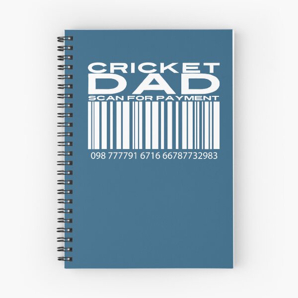 Item preview, Cricket Dad Scan For Payment | Cricket Dad | Cricketer (Black Lettering Available) designed and sold by Wavecrest Wearables.