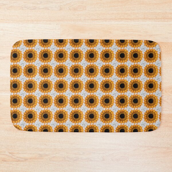 Item preview, Crochet Granny Square Sunflower  designed and sold by Sasidenidesign.