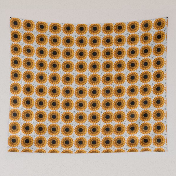 Item preview, Crochet Granny Square Sunflower  designed and sold by Sasidenidesign.