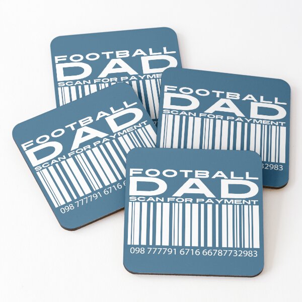 Item preview, Football Dad Scan For Payment | Dad Football | Football with Daddy (Black Lettering Available) designed and sold by Wavecrest Wearables.