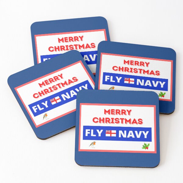 Item preview, Merry Christmas Fly Navy designed and sold by Bagsyrose.