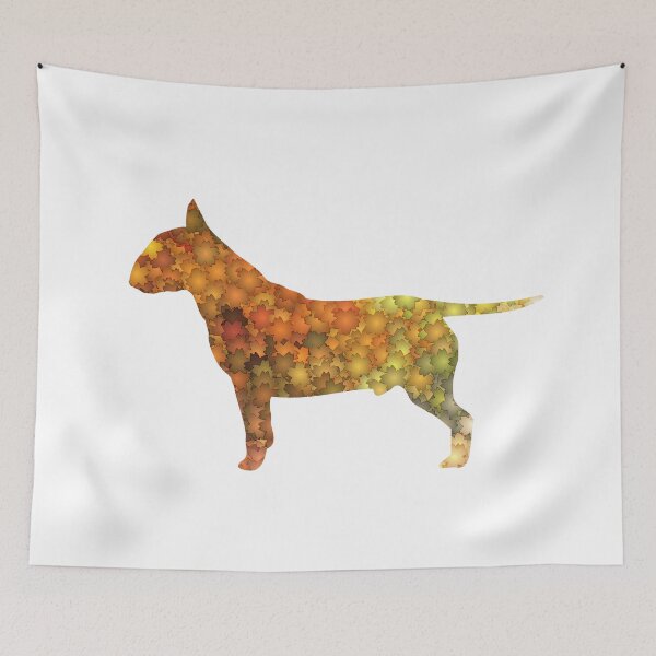 Item preview, Bull Terrier In Autumn Colors designed and sold by Heathermarie321.