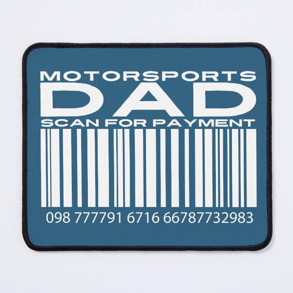Item preview, Motorsports Dad Scan For Payment | Motorbike | Dirt Riding | ATV Riding(Black Lettering Available) designed and sold by Wavecrest Wearables.