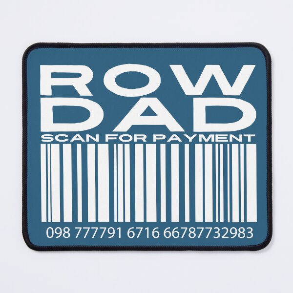Item preview, Row Dad Scan For Payment | Rowing Dad | Rowing Funny Saying | Crew Rowing (Black Lettering Available) designed and sold by Wavecrest Wearables.