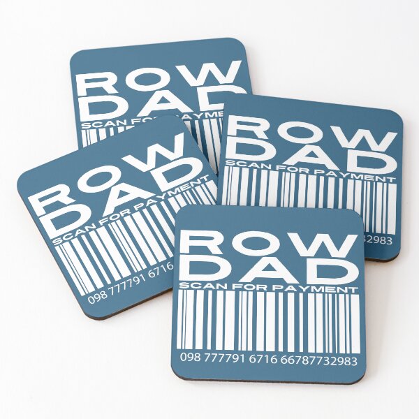 Item preview, Row Dad Scan For Payment | Rowing Dad | Rowing Funny Saying | Crew Rowing (Black Lettering Available) designed and sold by Wavecrest Wearables.