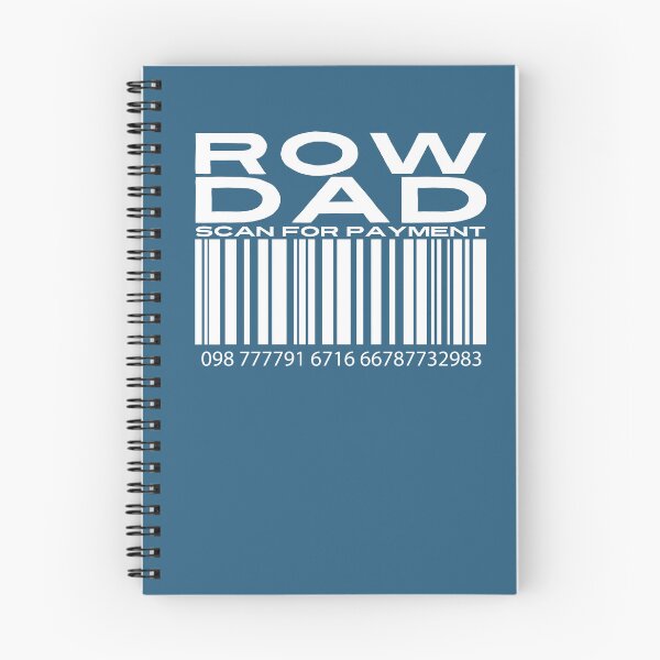 Item preview, Row Dad Scan For Payment | Rowing Dad | Rowing Funny Saying | Crew Rowing (Black Lettering Available) designed and sold by Wavecrest Wearables.