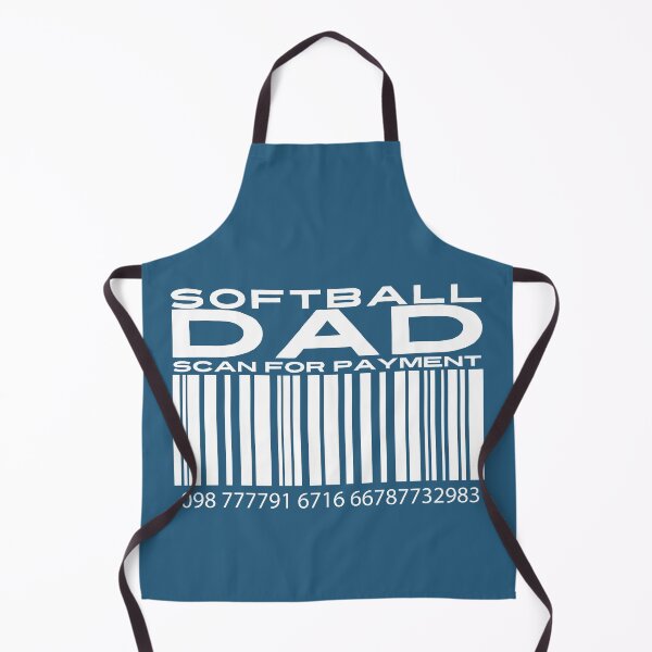 Item preview, Softball Dad Scan For Payment | Softball Daddy | Favorite Softball Player | Softball Dad | Barcode (Black Lettering Available) designed and sold by Wavecrest Wearables.