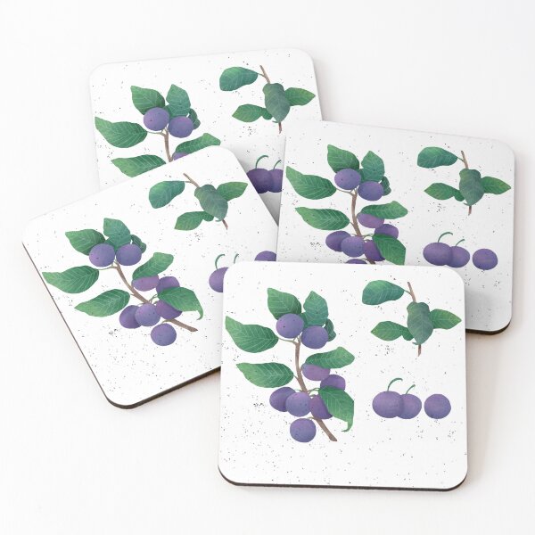Item preview, Blueberries in Watercolor Style designed and sold by museblue.