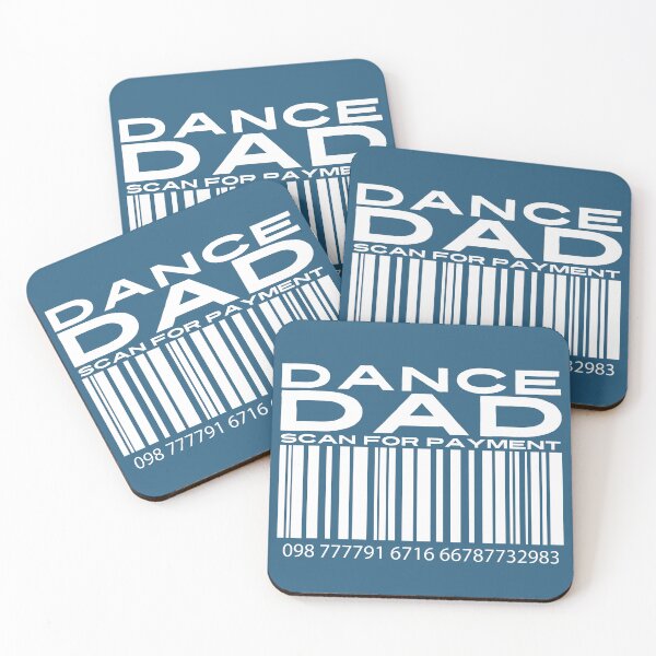 Item preview, Dance Dad Scan For Payment | Dance Daddy | Dance Barcode (Black Lettering Available) designed and sold by Wavecrest Wearables.
